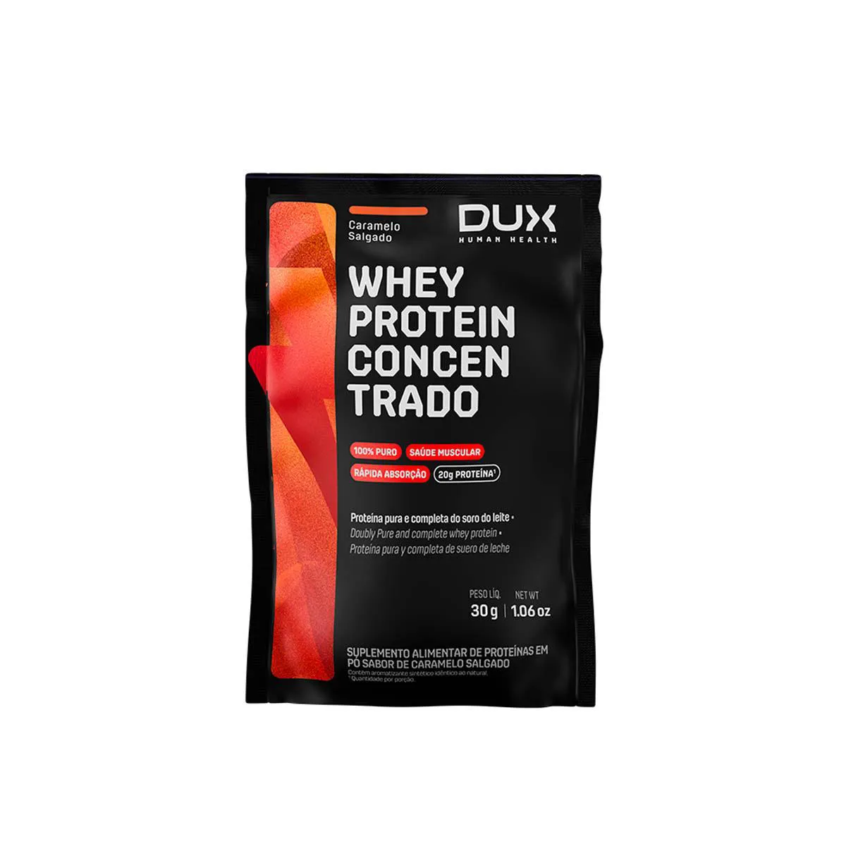 Whey Protein Concentrado Dux Caramelo Salgado Sache 30g