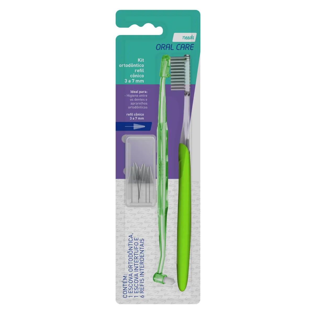 Escova Interdental Edel White EW-ID7 SS 0,50mm 6 unidades