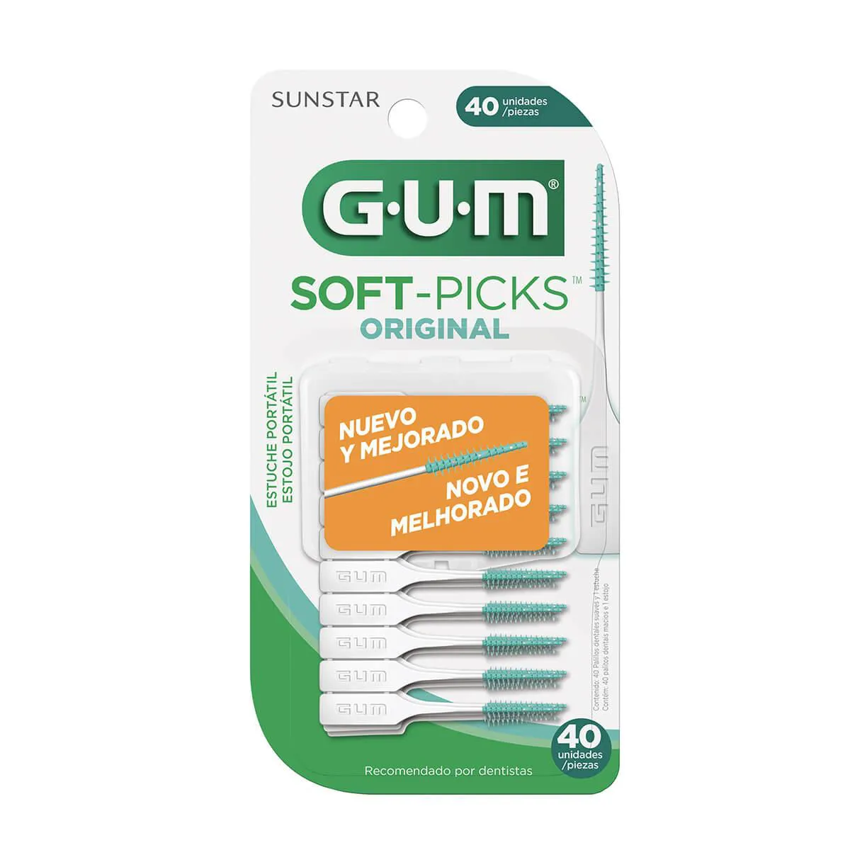 Palito Interdental G.U.M Soft Picks Original 40 unidades