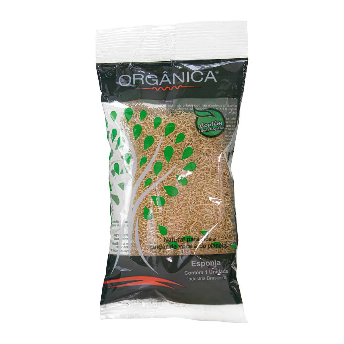 Bucha Vegetal Natural em Pedaço Orgânica com 1 unidade