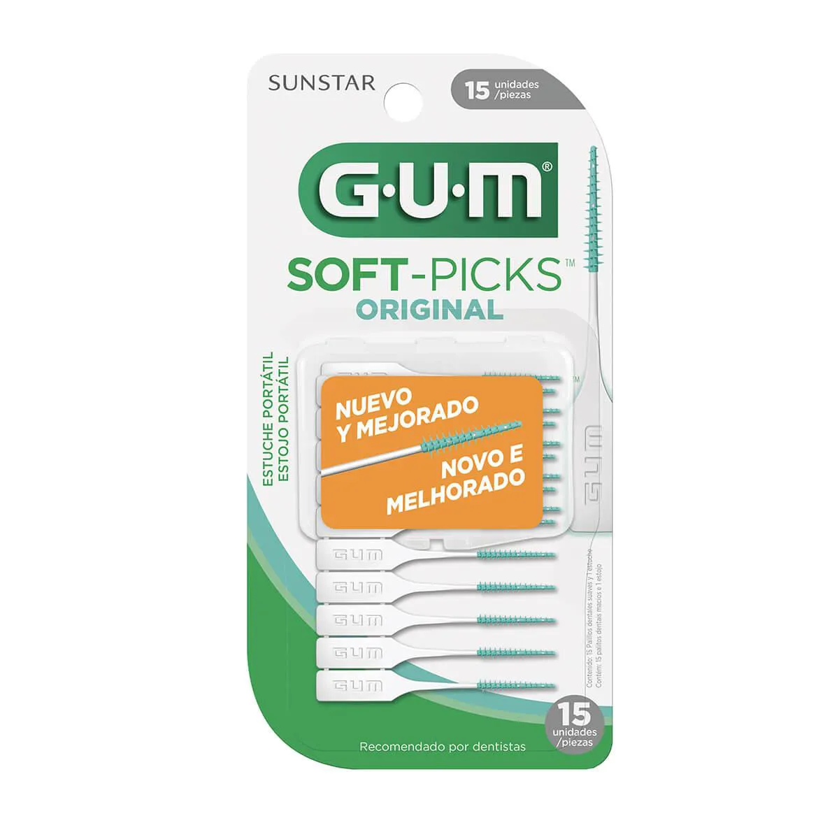 Palito Interdental G.U.M Soft Picks Original 15 unidades