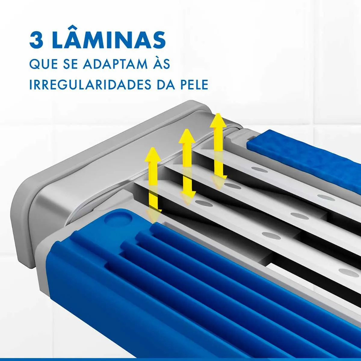 Aparelho de Barbear Descartável Gillette Prestobarba 3 com 4 unidades