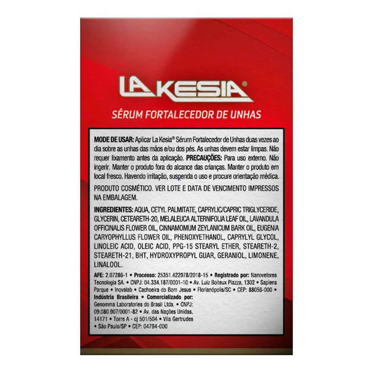 Sérum Fortalecedor de Unhas LaKesia com 7ml