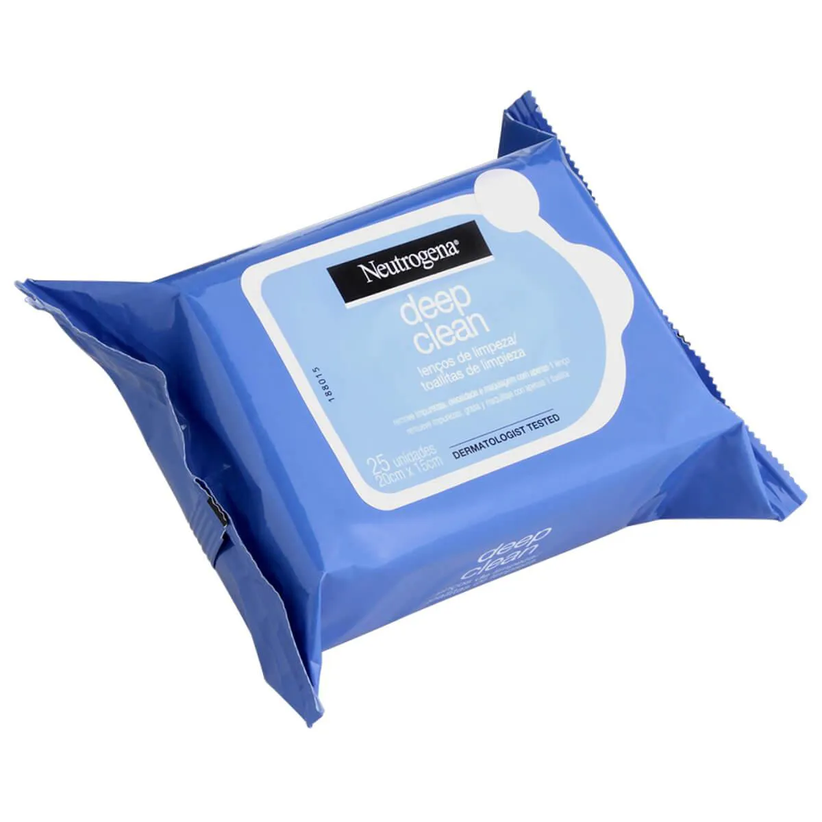 Kit Lenço Demaquilante Neutrogena Deep Clean 25 Unidades 3 Pacotes