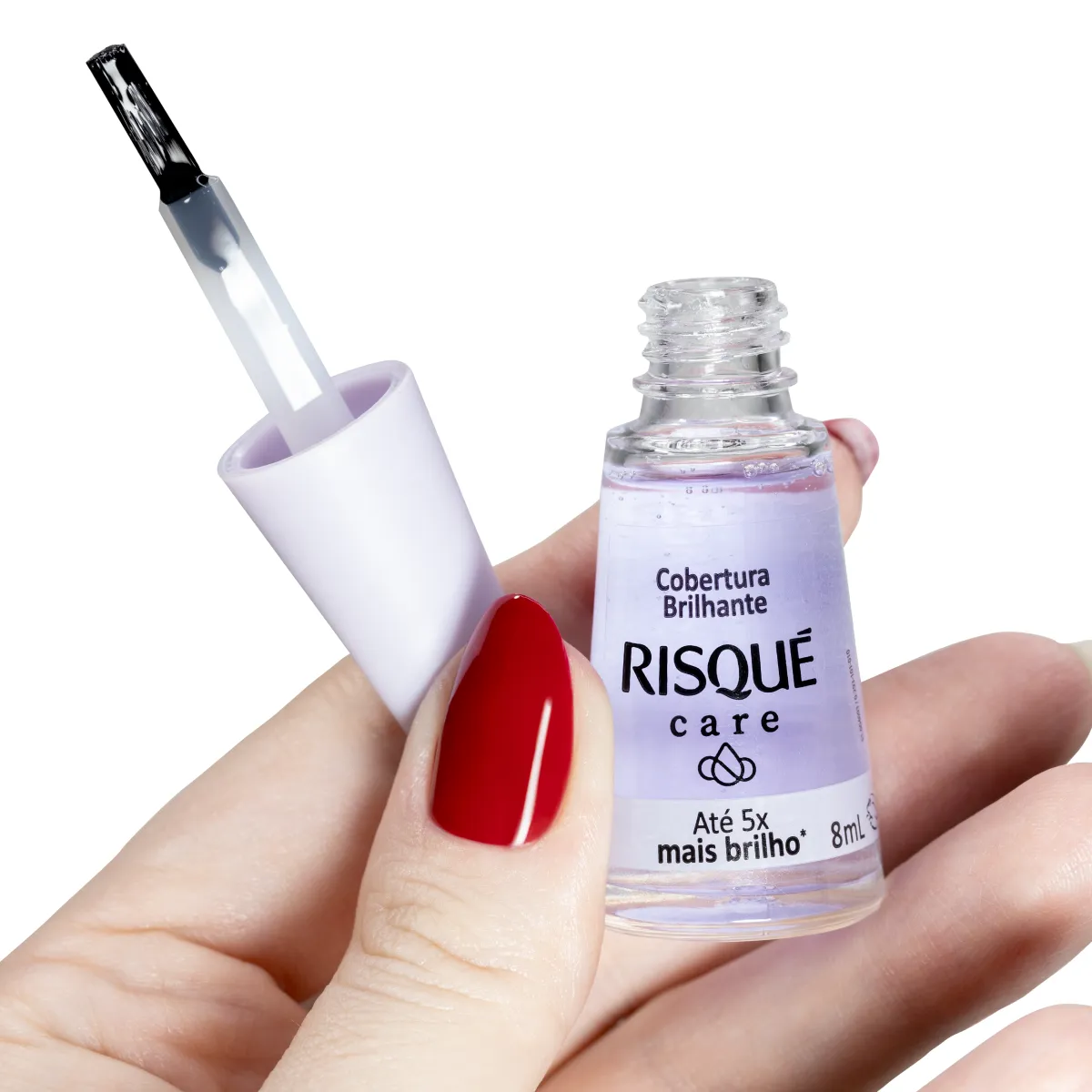 Brilho para Unhas Risqué Care Cobertura Brilhante 8ml