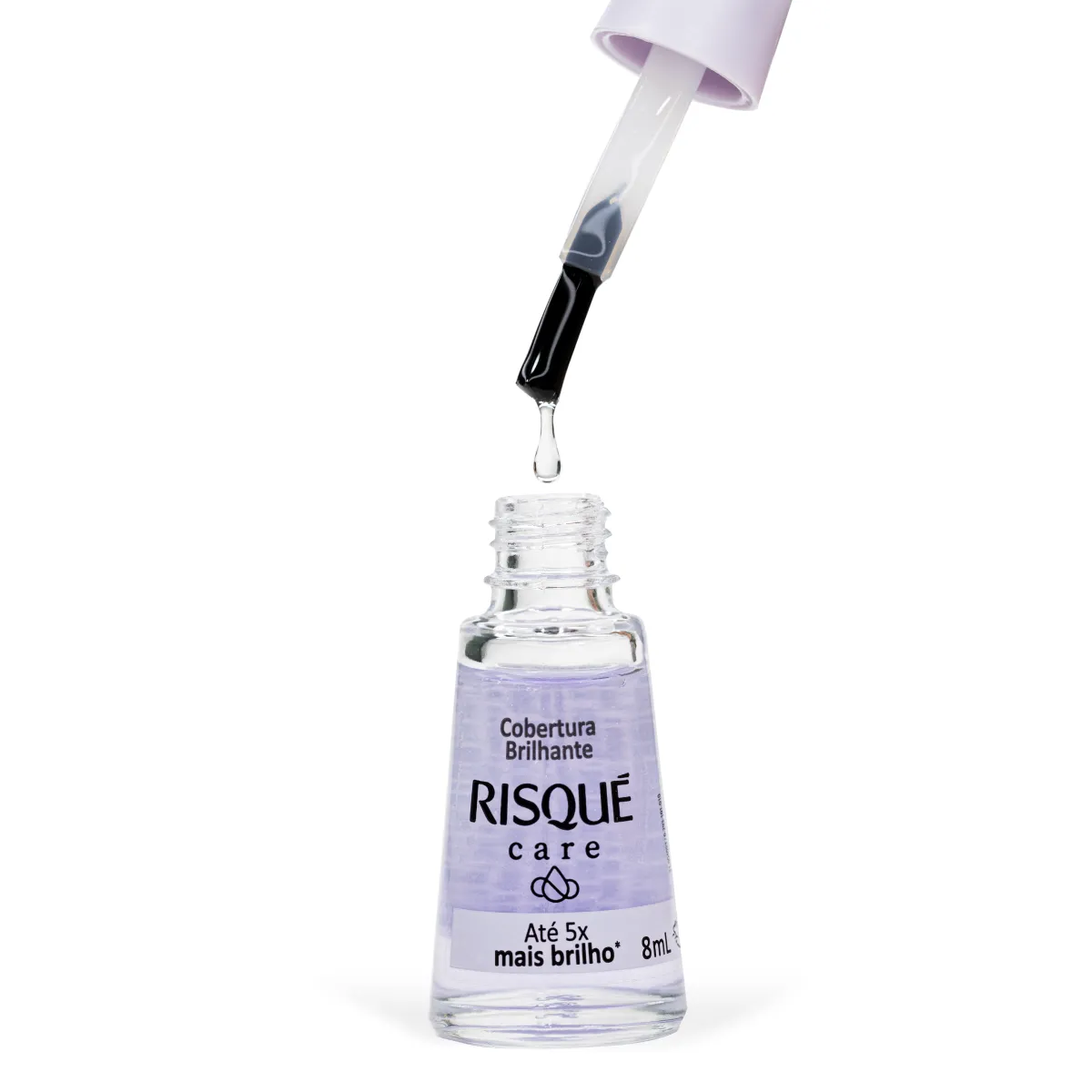 Brilho para Unhas Risqué Care Cobertura Brilhante 8ml