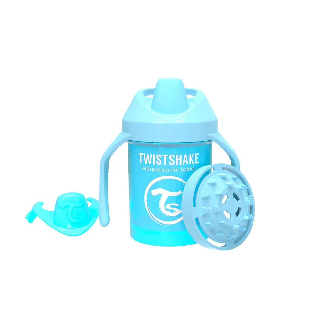 Copo de Treinamento Twistshake Mini Cup 4+ Meses Azul 230ml