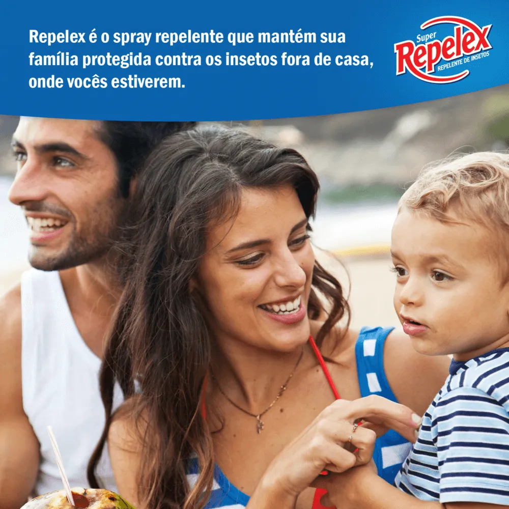 Repelente Super Repelex Family Care Aerosol 200ml