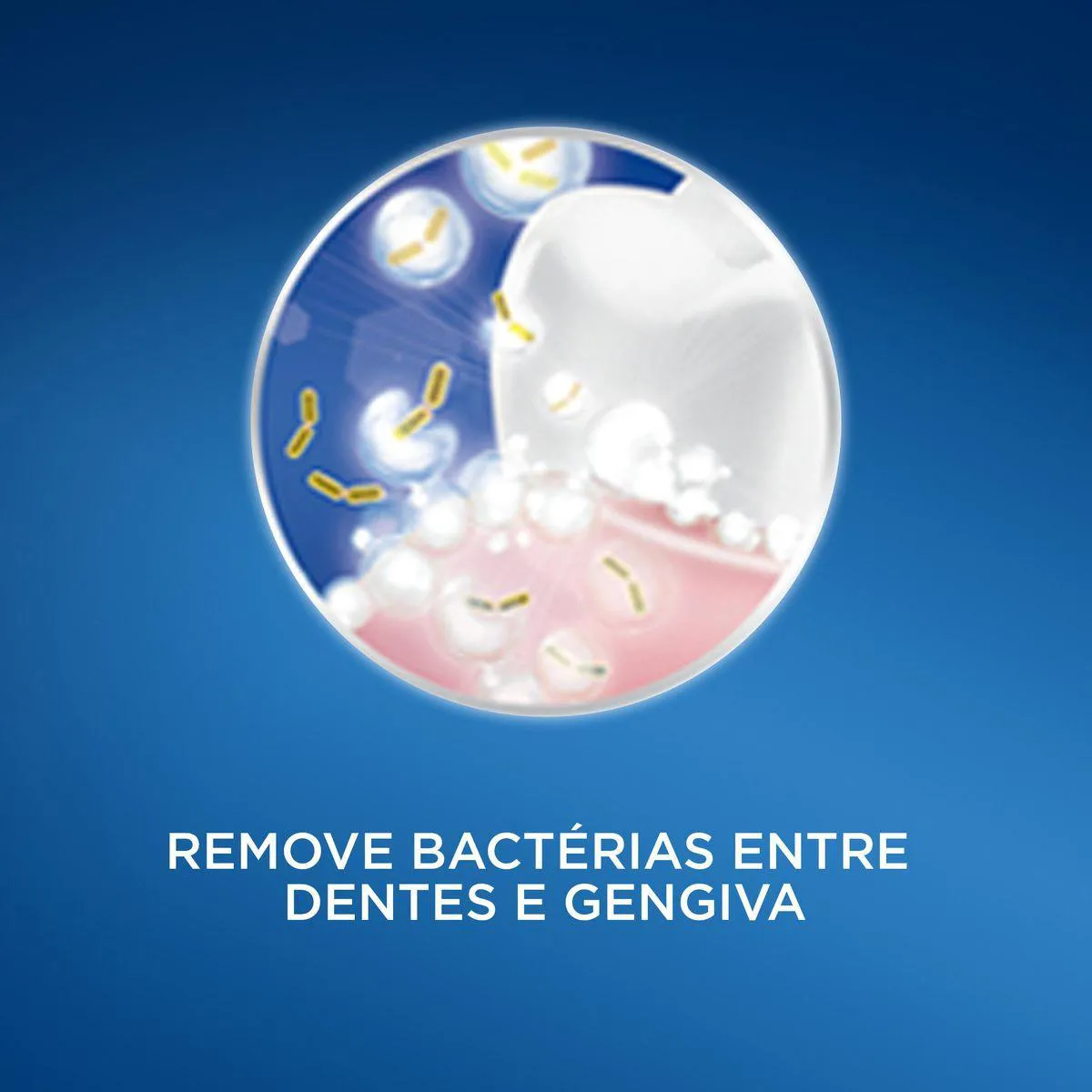 Creme Dental Oral-B 100% de Sua Boca Cuidada Menta 70g