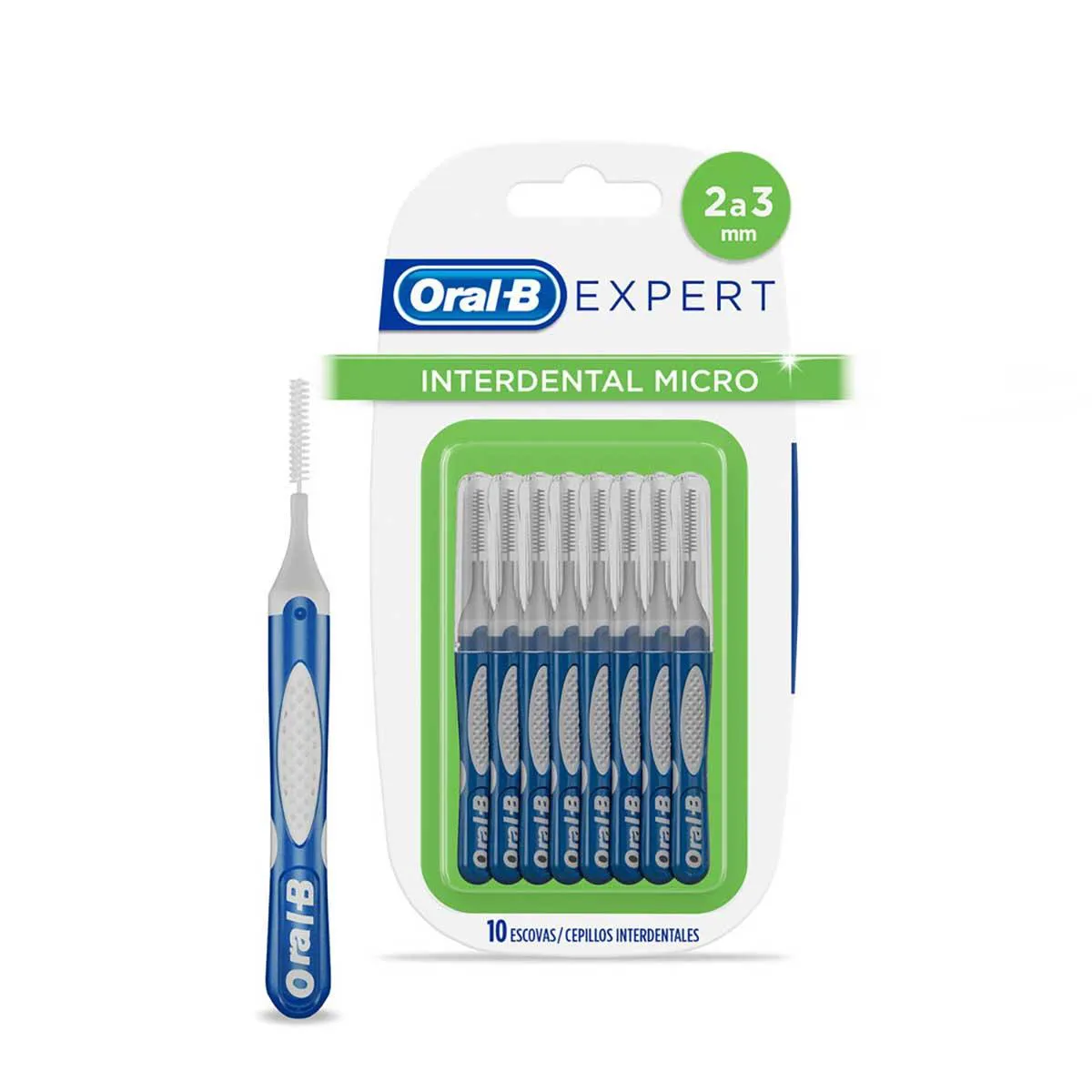 Escova Interdental Micro Oral-B Expert 2 a 3mm com 10 unidades