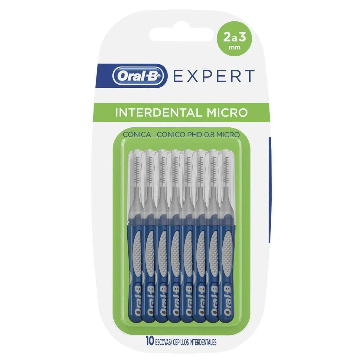 Escova Interdental Micro Oral-B Expert 2 a 3mm com 10 unidades