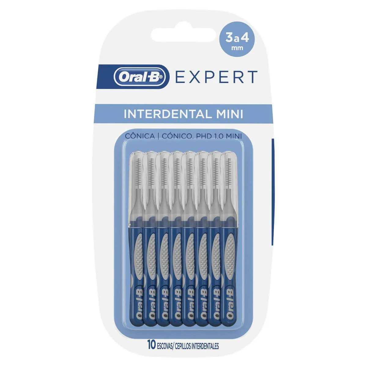 Escova de Dente Interdental Oral-B Expert Mini 3 a 4mm com 10 unidades