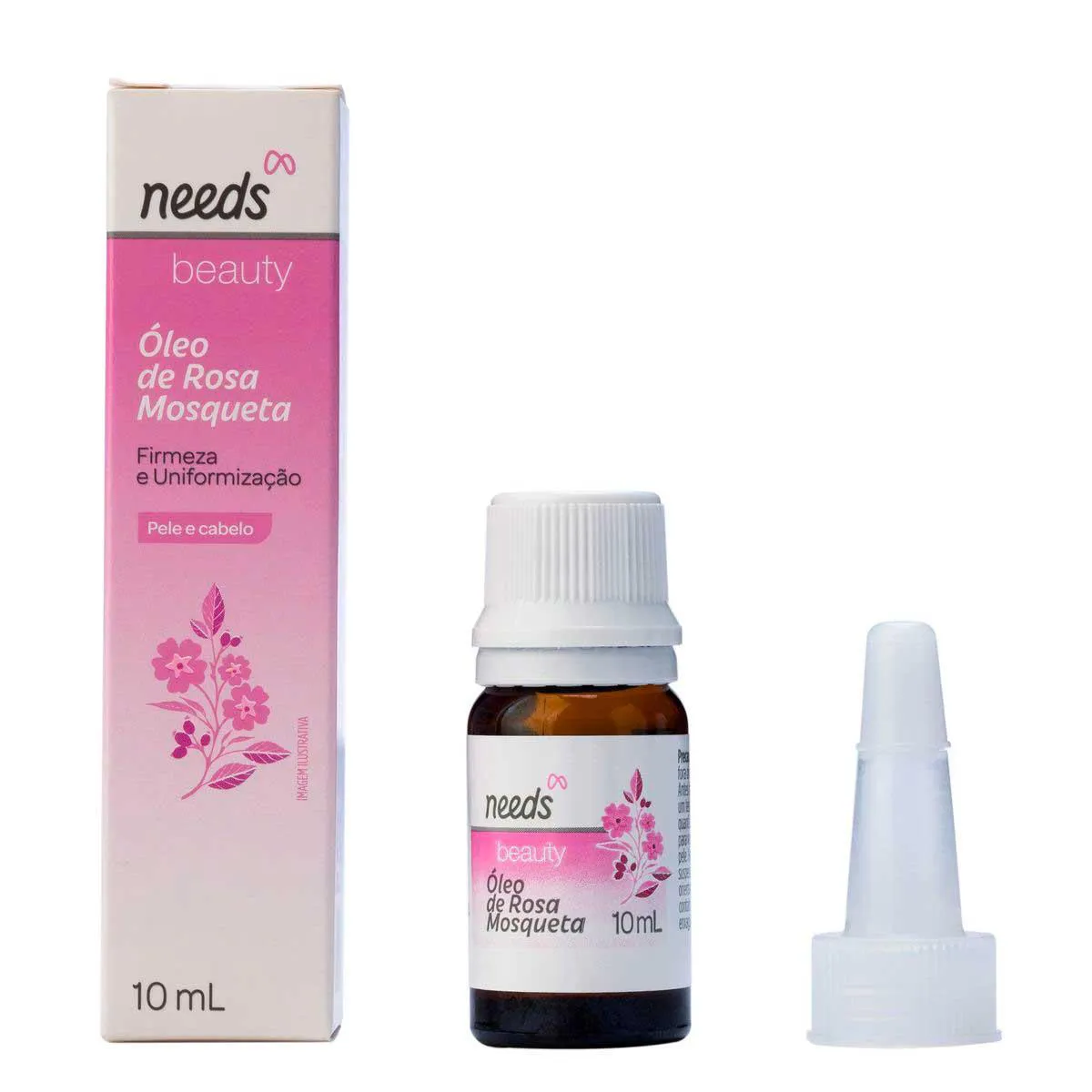 Óleo de Rosa Mosqueta Needs Beauty Pele e Cabelo 10ml