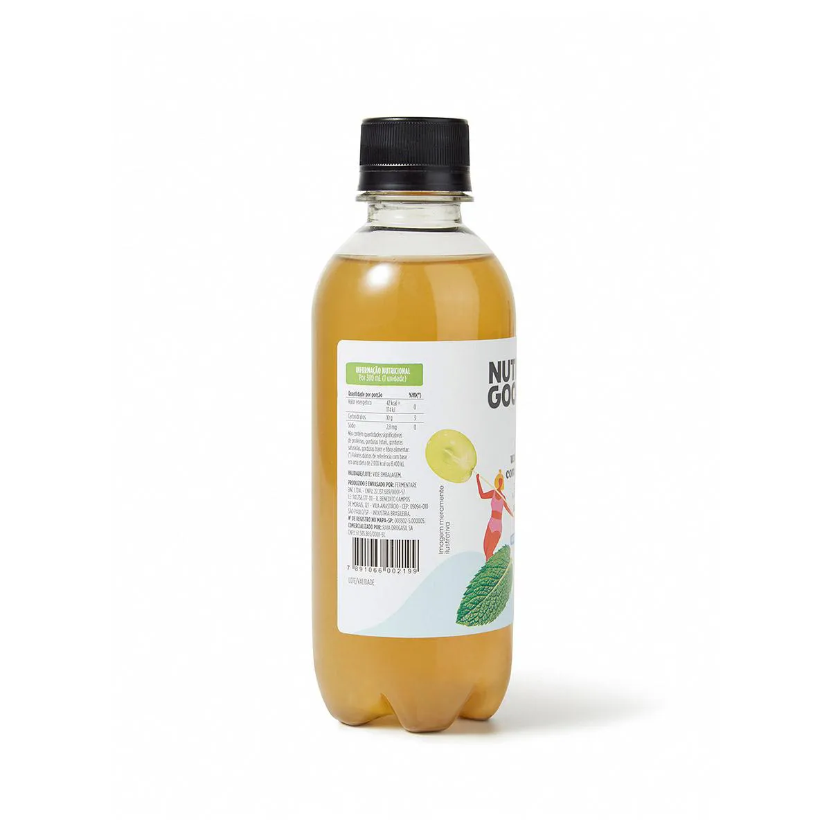 Kombucha Uva Verde com Hortelã Nutrigood 300ml