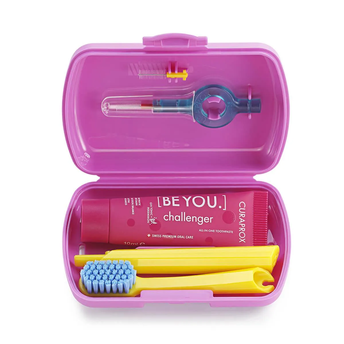 Kit Viagem Curaprox Escova de Dente 5460 + Escova Interdental + Pasta de Dente 10ml