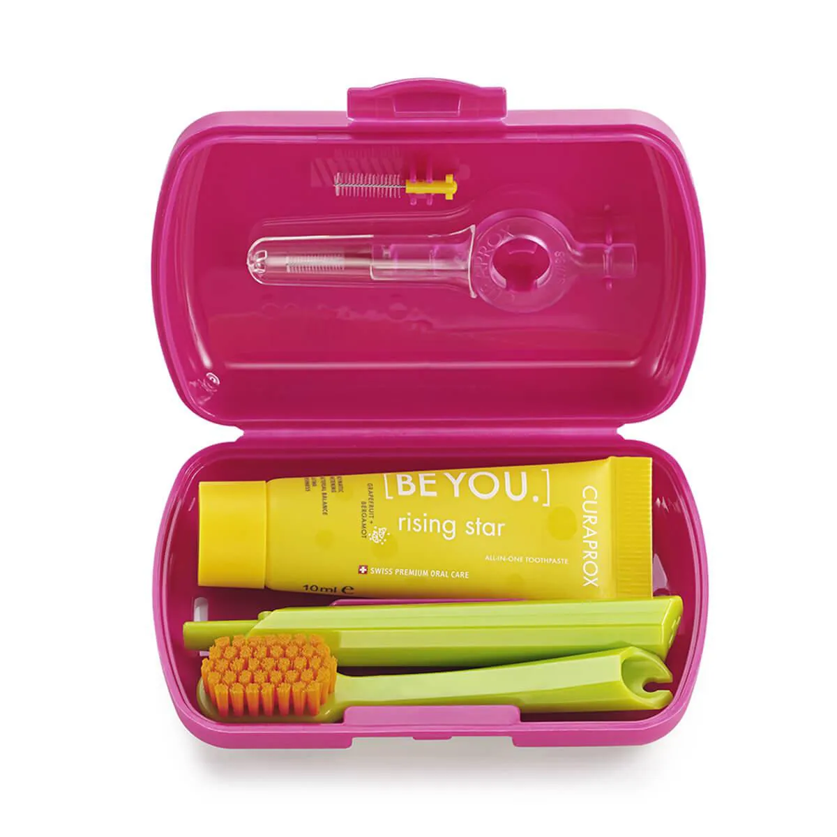 Kit Viagem Curaprox Escova de Dente 5460 + Escova Interdental + Pasta de Dente 10ml