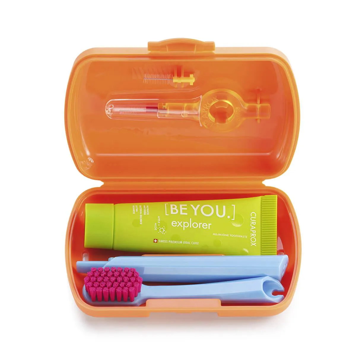 Kit Viagem Curaprox Escova de Dente 5460 + Escova Interdental + Pasta de Dente 10ml