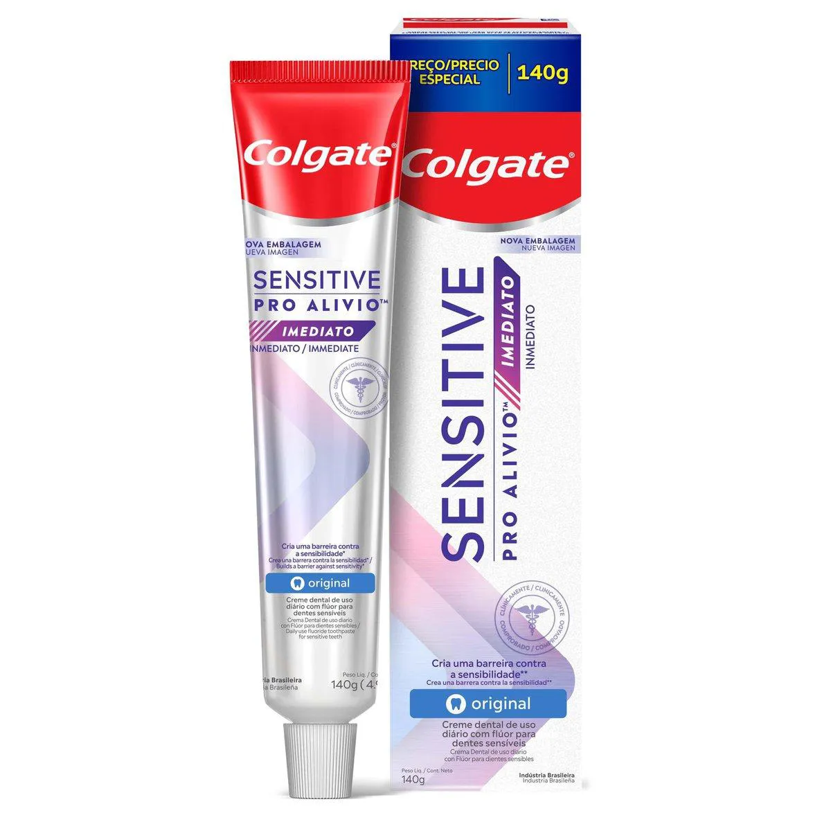 Pasta de Dente Colgate Sensitive Pro-Alívio Imediato com 140g