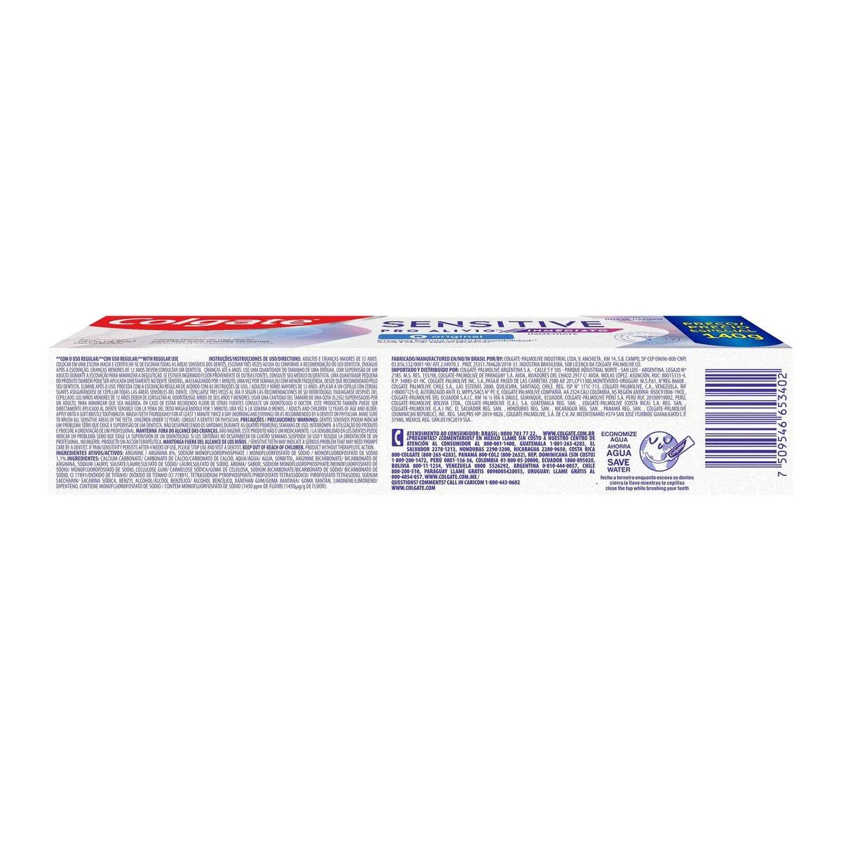 Pasta de Dente Colgate Sensitive Pro-Alívio Imediato com 140g