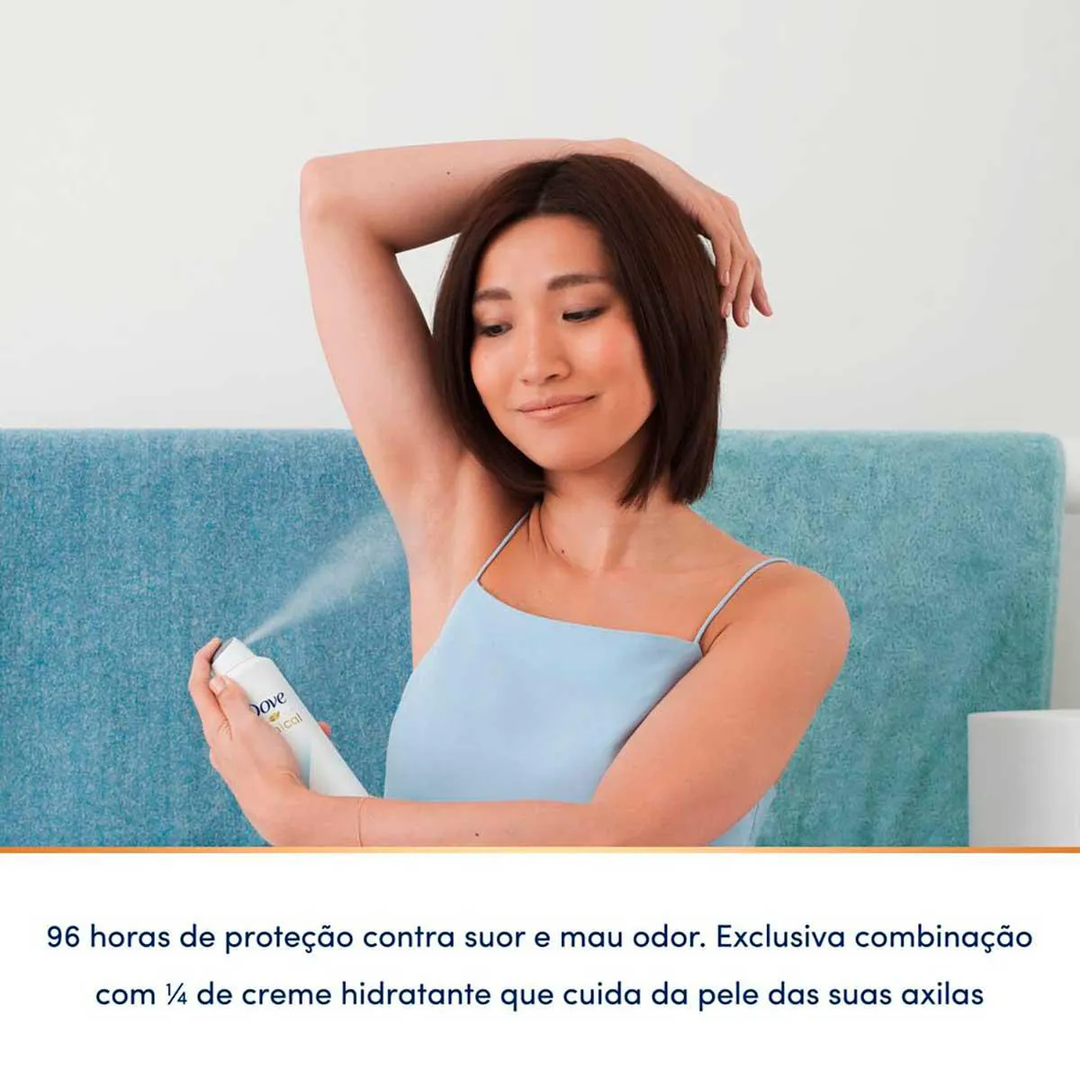 Desodorante Antitranspirante Aerosol Dove Clinical Original Clean Feminino 96h 150ml