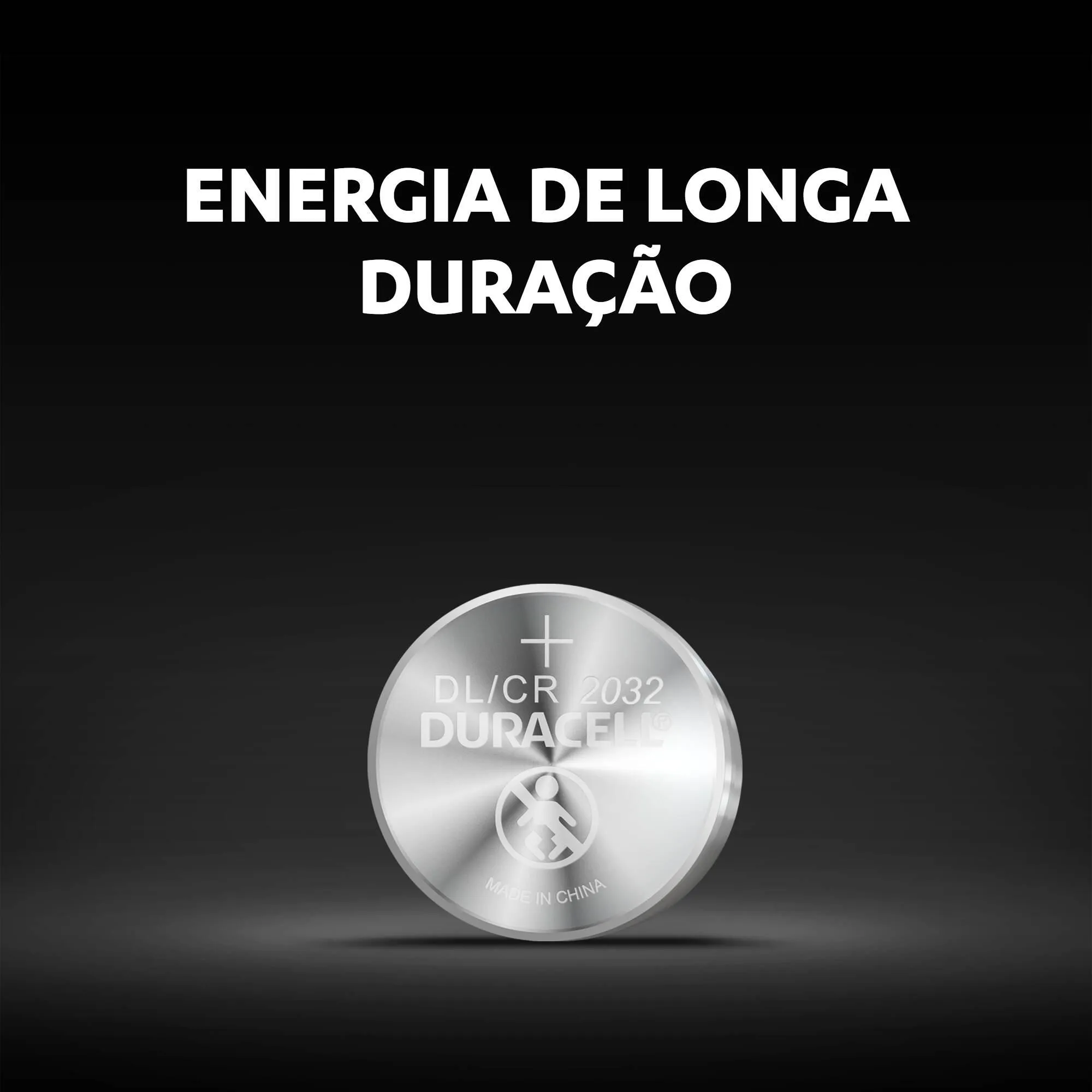 Pilha de Lítio Duracell Tipo Moeda Bateria CR2032 2 unidades