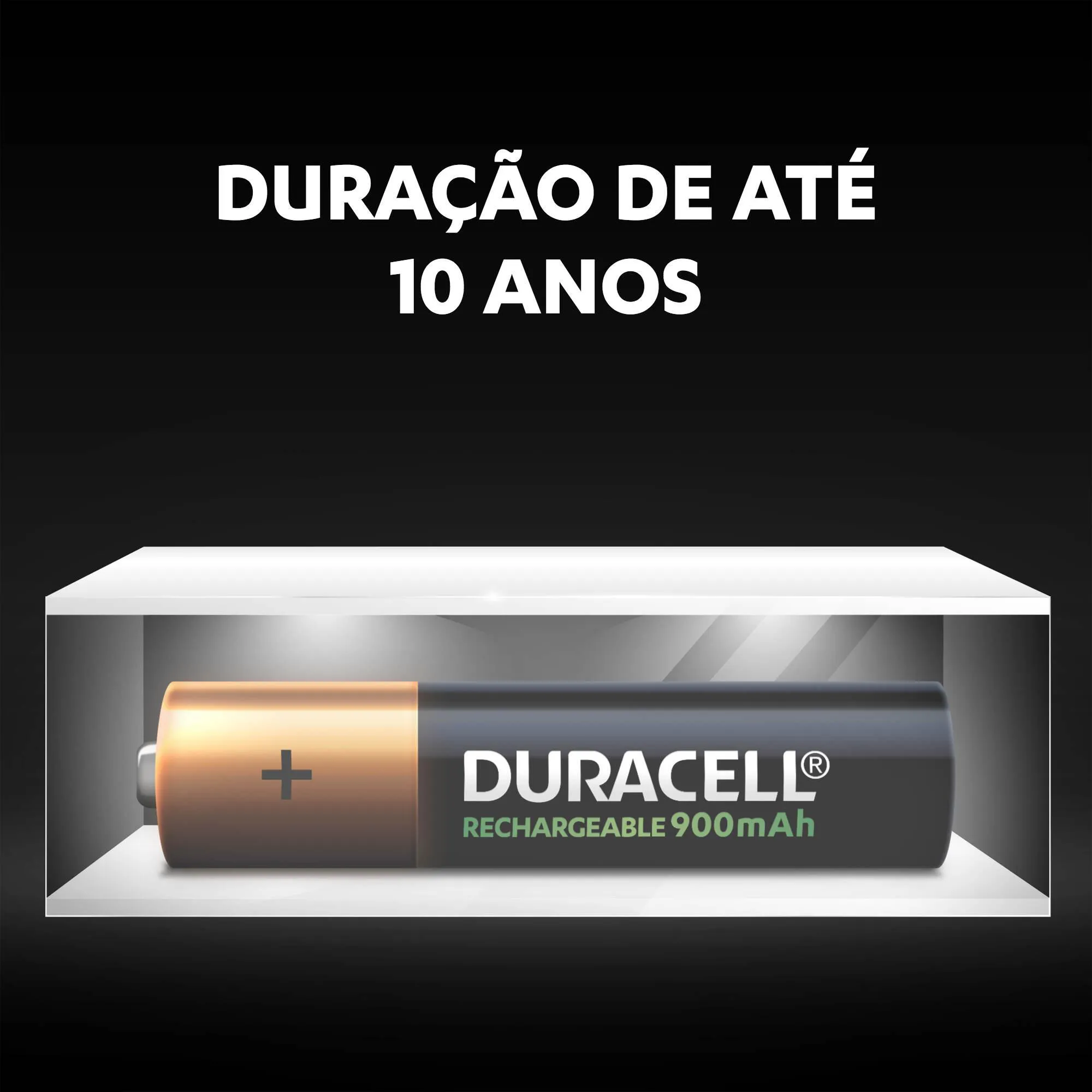 Pilha Alcalina Duracell Recarregável AAA com 4 unidades