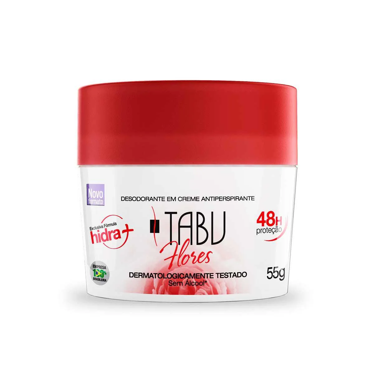 Desodorante Antitranspirante Creme Herbíssimo Tradicional 48h 55g