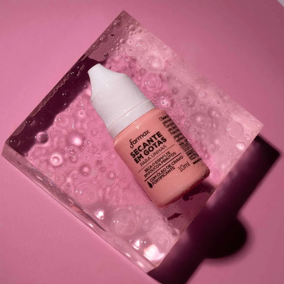 Secante em Gotas para Unhas Farmax com 10ml
