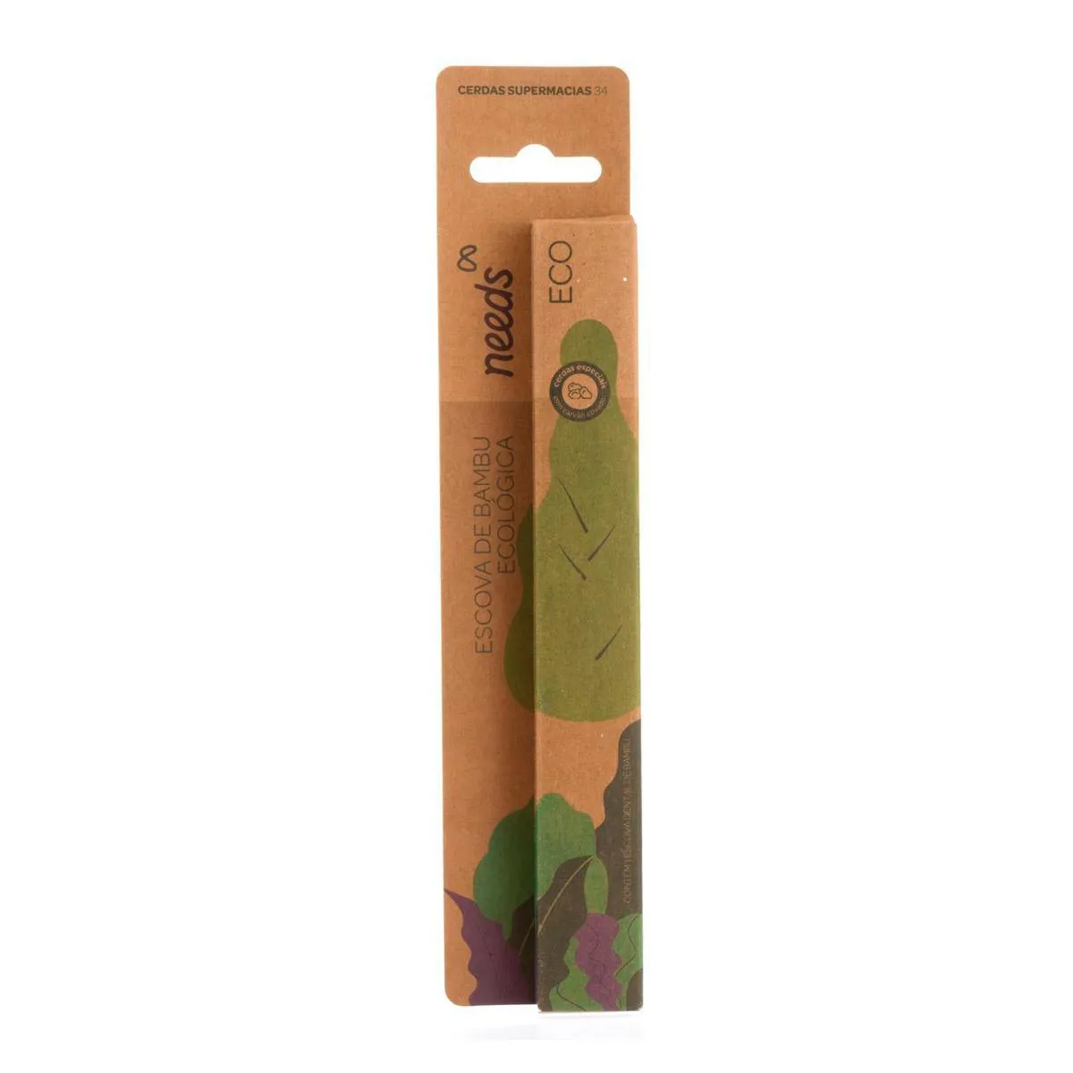 Escova de Dente de Bambu Needs Eco 1 Unidade