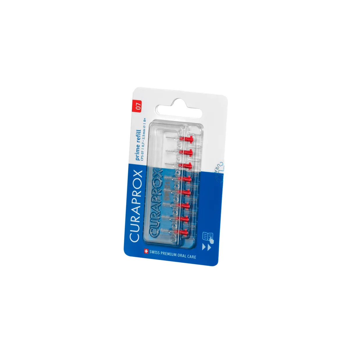 Refil para Escova Interdental Curaprox Prime 0,07mm 8 unidades