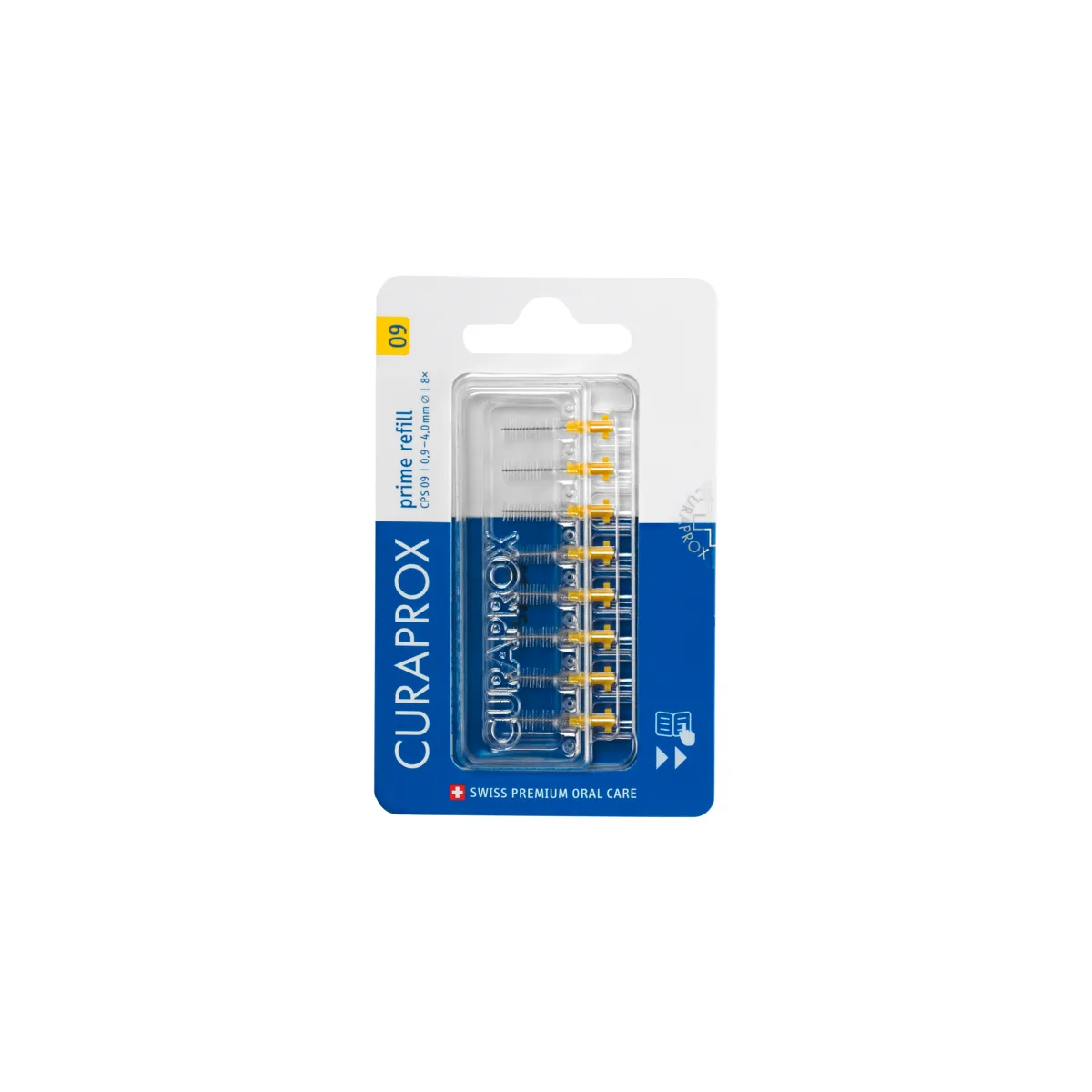 Refil para Escova Interdental Curaprox Prime 0,09mm 8 unidades