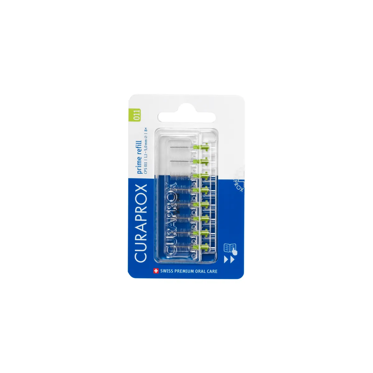 Refil para Escova Interdental Curaprox Prime 0,11mm 8 unidades