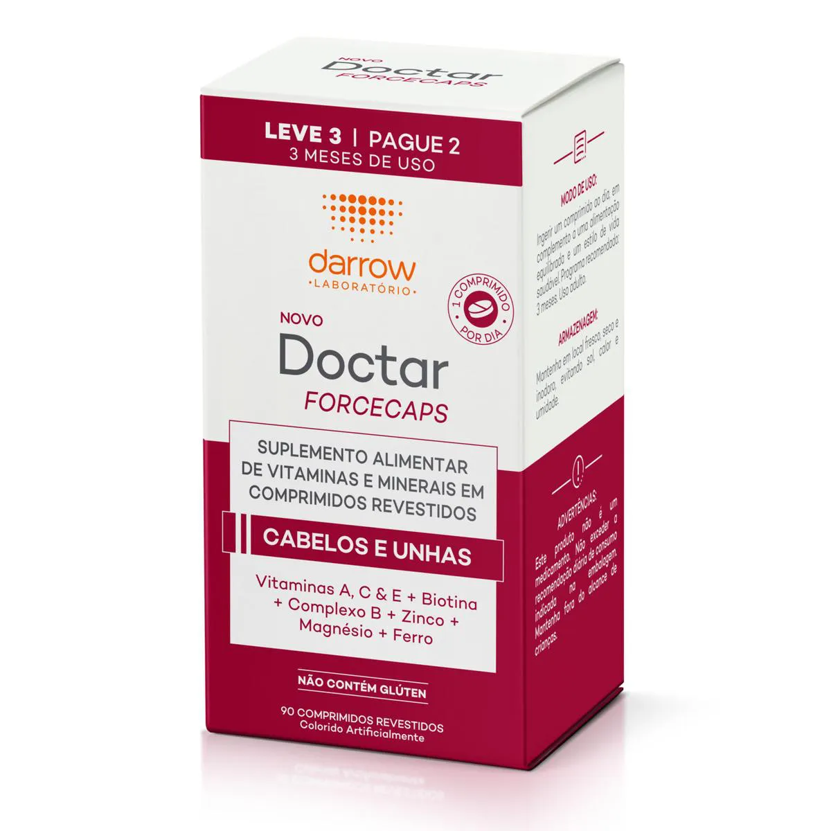 Polivitamínico Pantogar Unhas 60 cápsulas