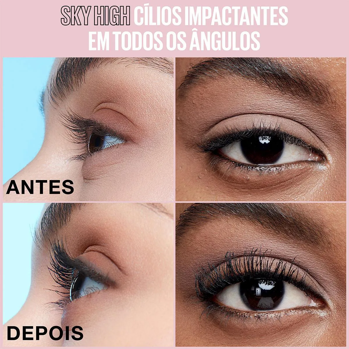 Máscara de Cílios Maybelline NY Lash Sensational Sky High Lavável 6ml