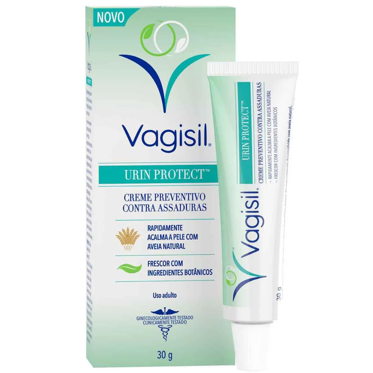 Creme Vagisil Urin Protect para Assaduras com Aveia Natural 30g
