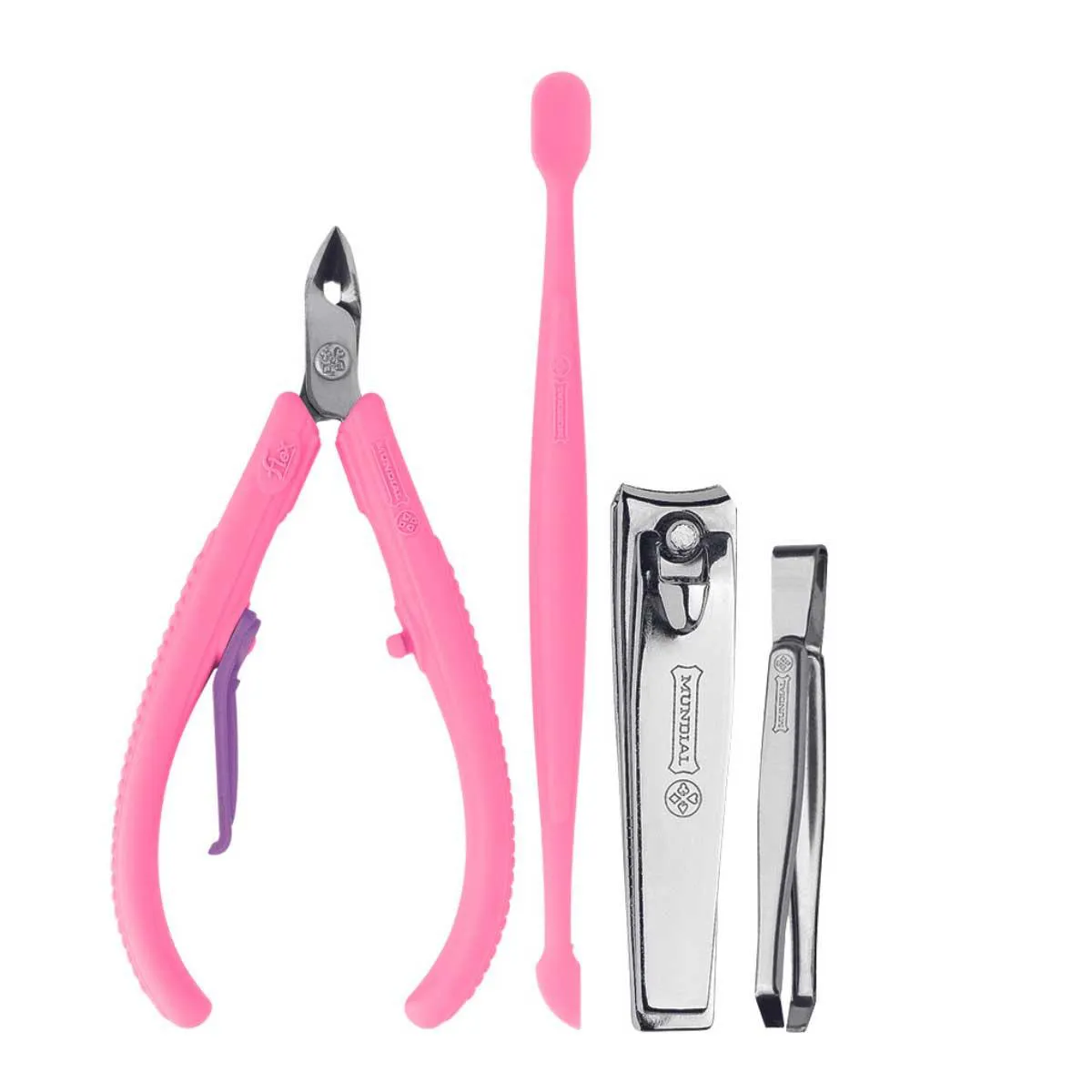 Kit de Cuidado para as Unhas Mundial Flex 4 peças