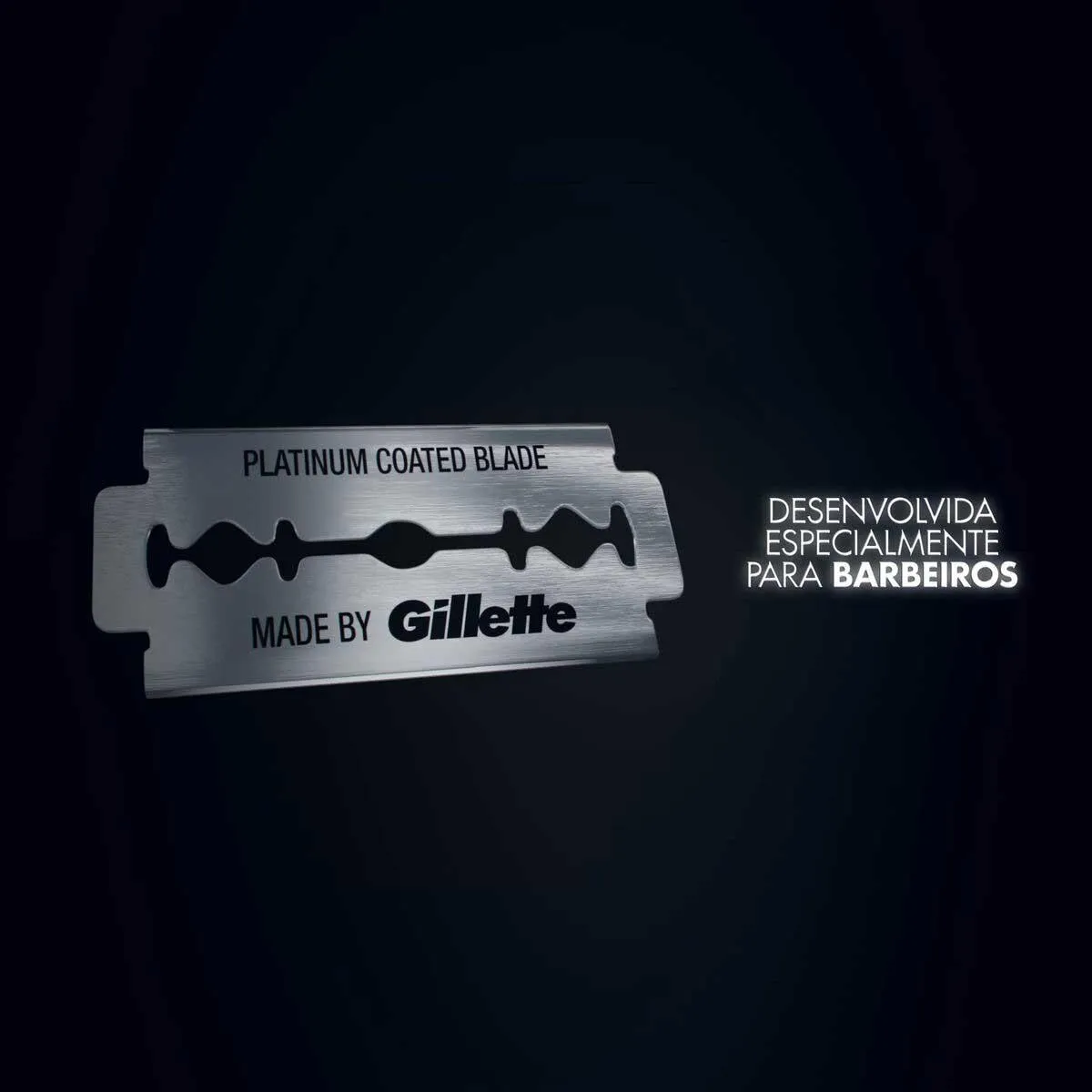 Lâmina de Barbear Gillette Platinum Duplo Fio com 5 Lâminas