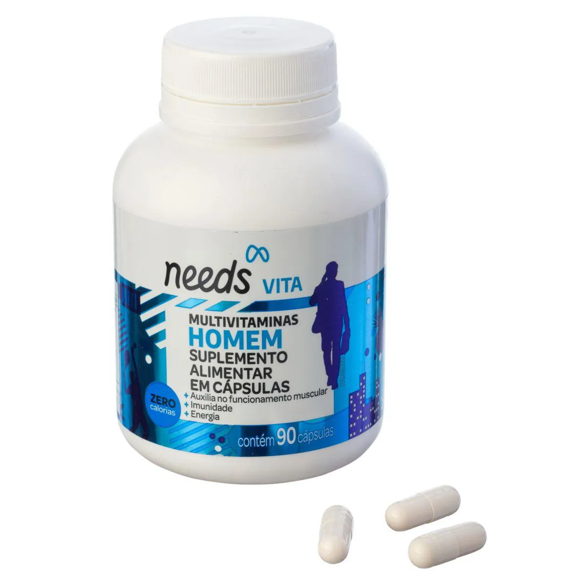 Polivitamínico Needs Vita Homem 90 cápsulas
