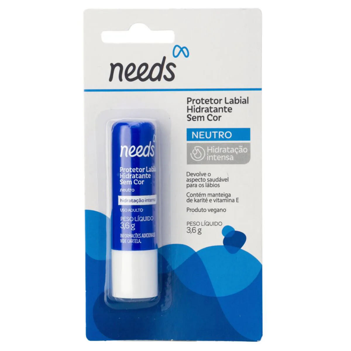 Protetor Labial Hidratante Needs 3,6g