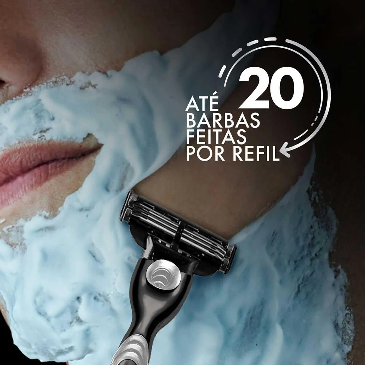 Aparelho de Barbear Gillette Mach3 Carbono 1 unidade