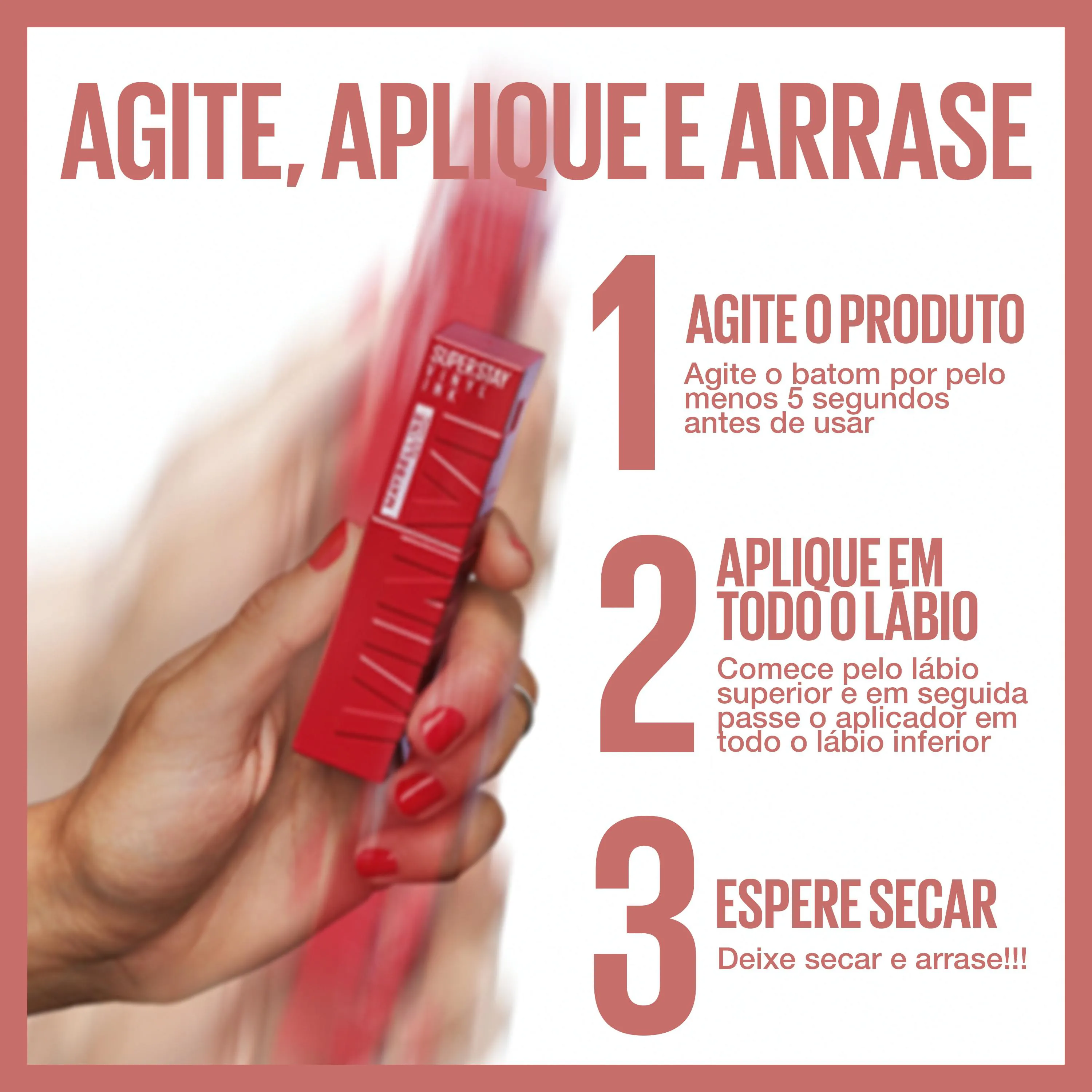 Batom Líquido Maybelline Superstay Vinyl Ink Efeito Espelhado 4,2ml - Charmed