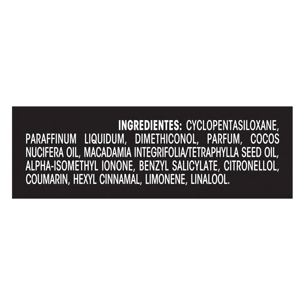Óleo Finalizador Tresemmé Brilho Lamelar 60ml