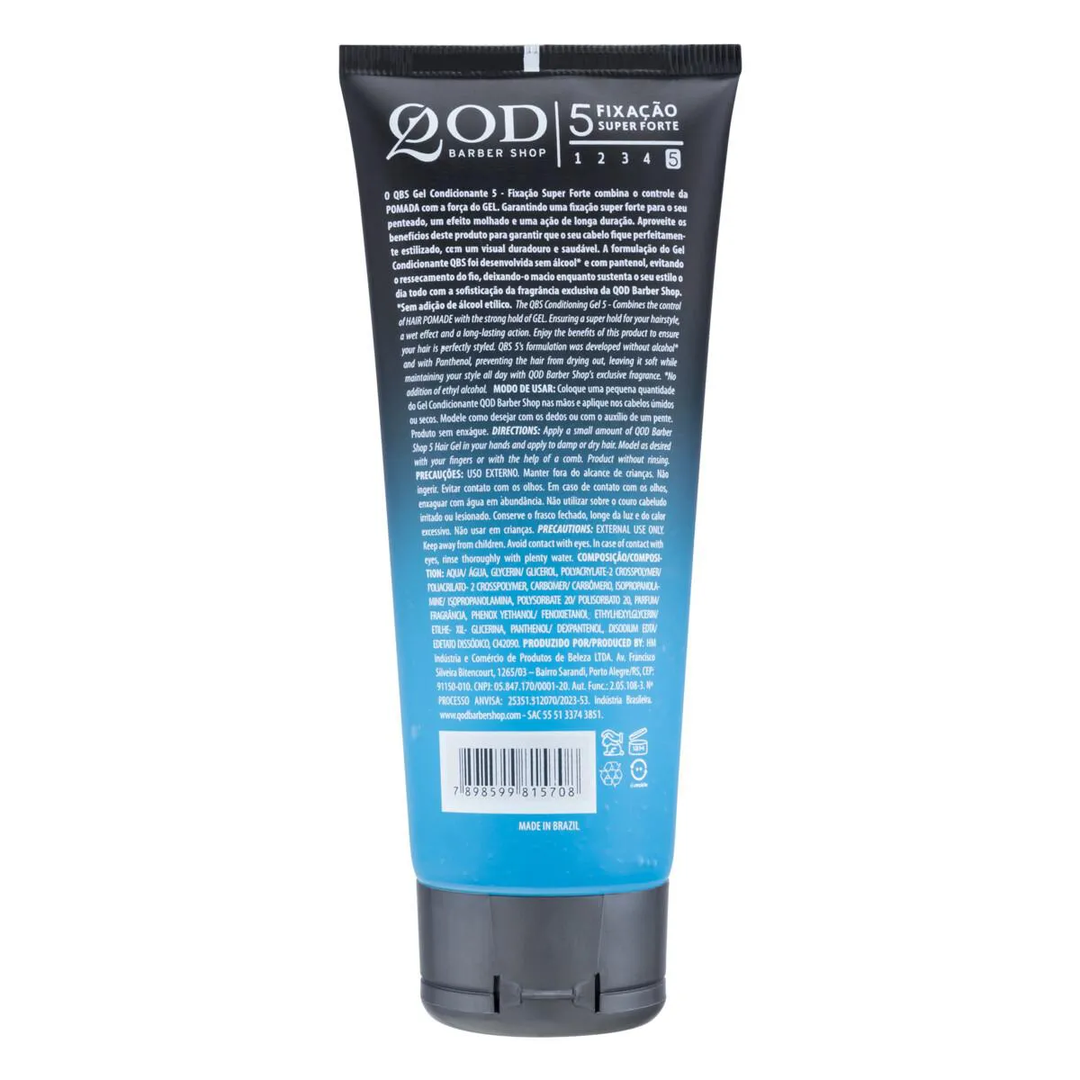 Gel Condicionante Capilar QBS 3 Fixação Super Forte 200g