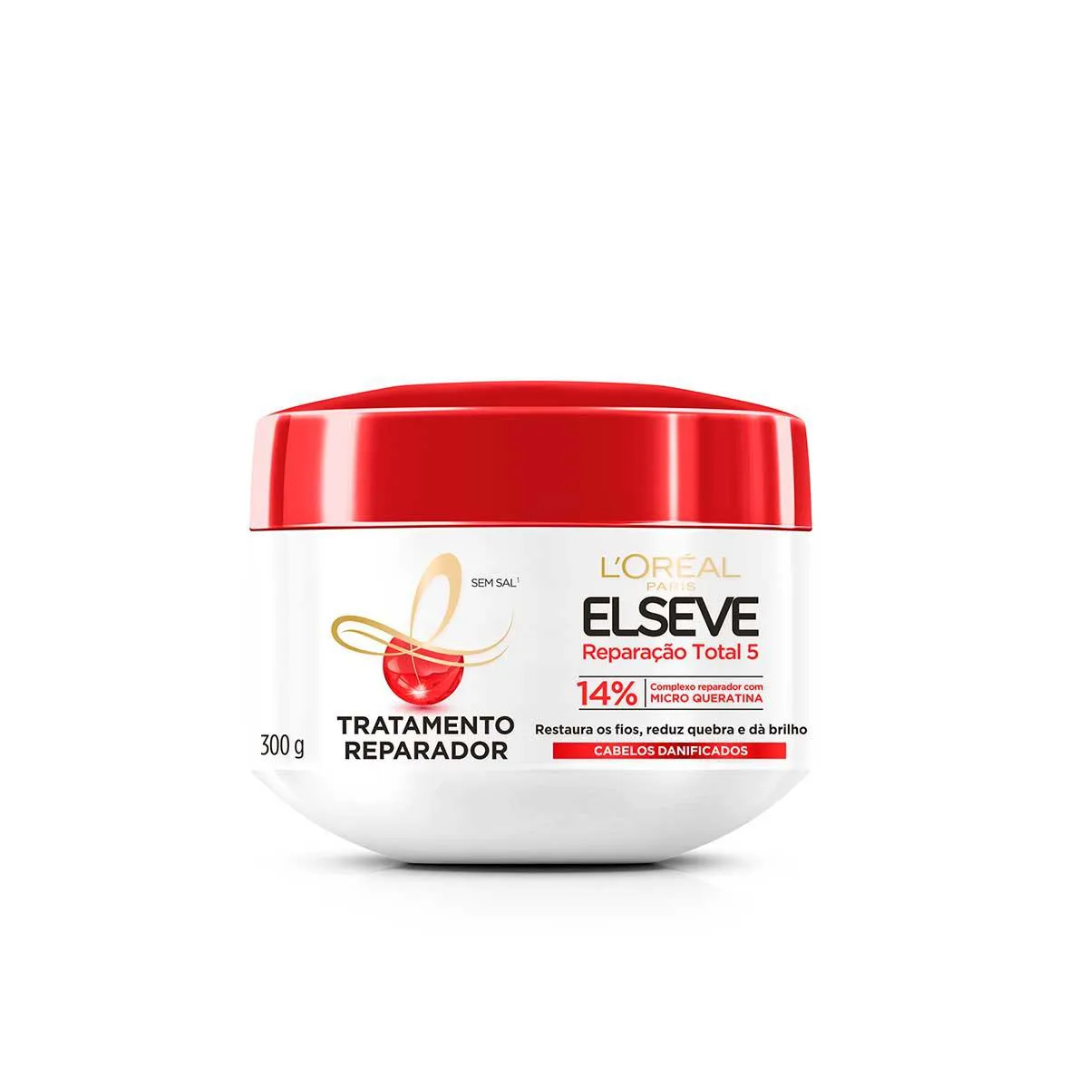 Kit L'Oréal Paris Elseve Cronograma Capilar - Creme de Tratamento Óleo Extraordinário Nutrição Intensa + Preenchedor Hidra Hialurônico + Reparação Total 5