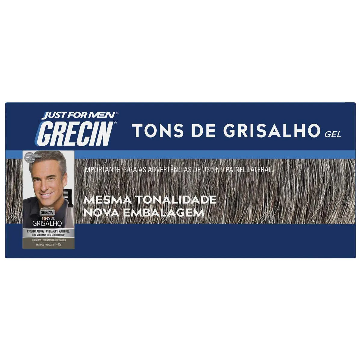 Gel Tonalizante Grecin Tons de Grisalho com 40g