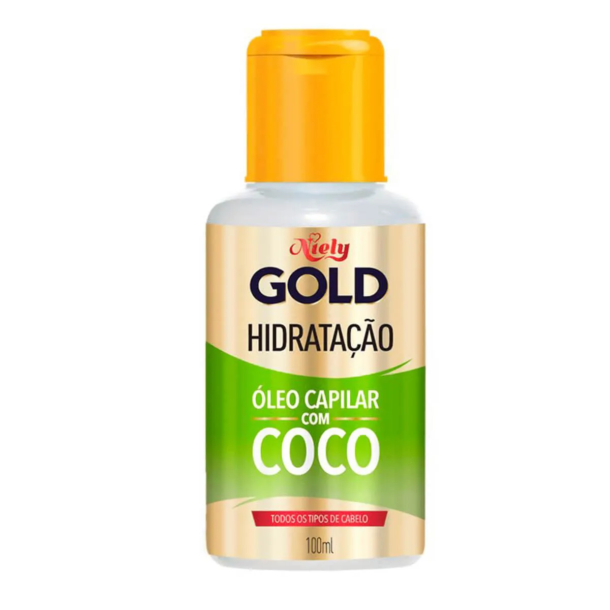 Óleo Capilar Niely Gold Hidratação Milagrosa com Água de Coco 100ml