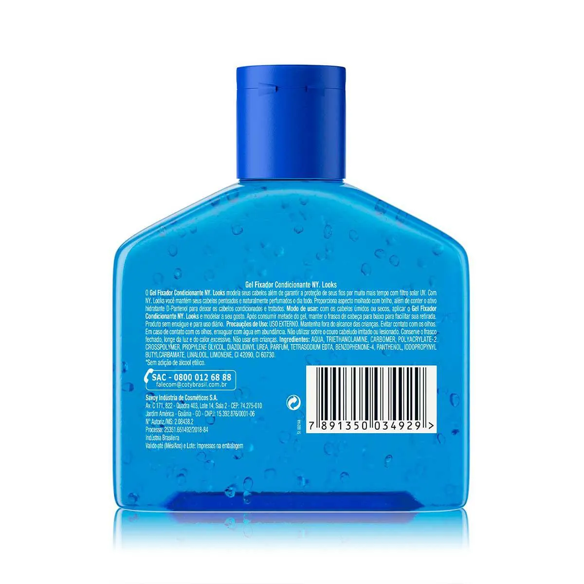 Gel Fixador Capilar Ny Looks Mega Fixação com 240g
