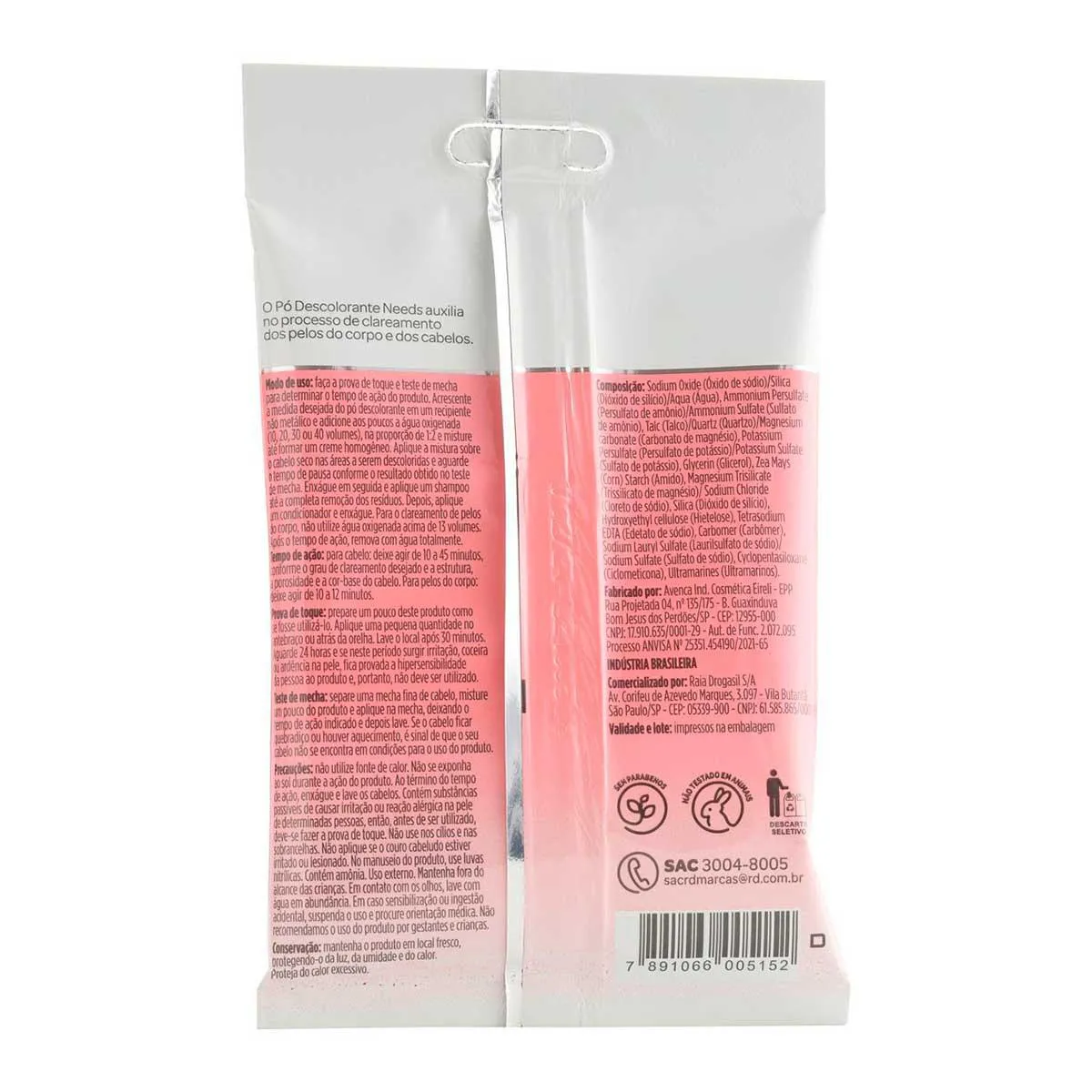 Pó Descolorante Needs Beauty 50g