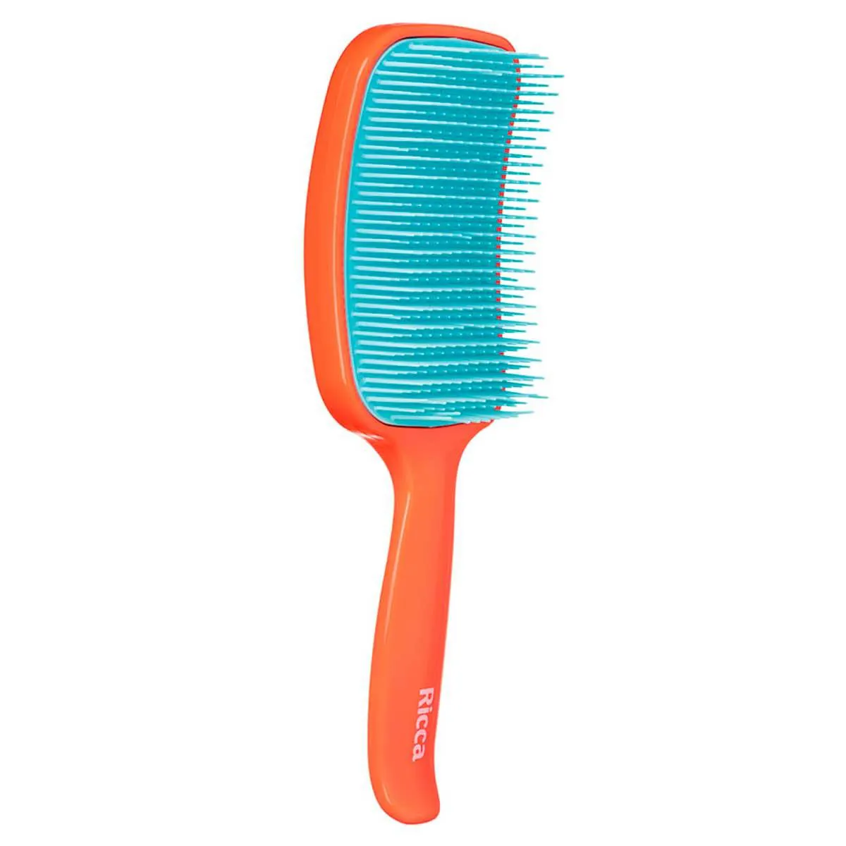 Escova de Cabelo Ricca Raquete Flex Vermelho - 1 unidade