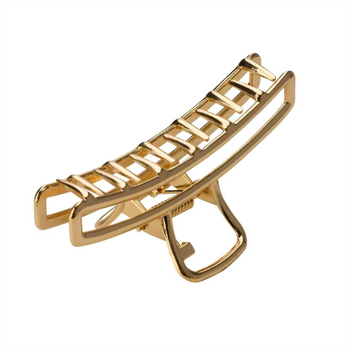 Piranha de Cabelo Needs Metal Dourado Grande 1 Unidade
